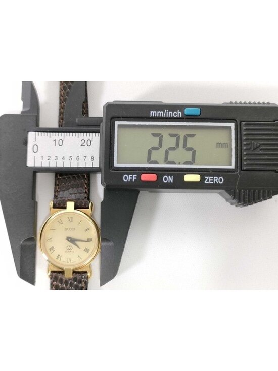 Gucci Watch L Gold Brown Stainless Steel main image 5